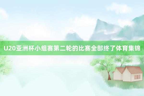 U20亚洲杯小组赛第二轮的比赛全部终了体育集锦