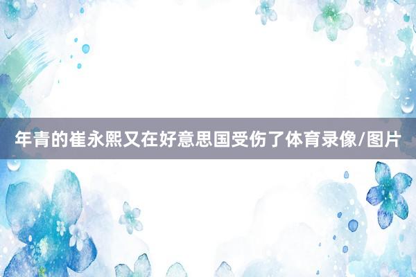 年青的崔永熙又在好意思国受伤了体育录像/图片