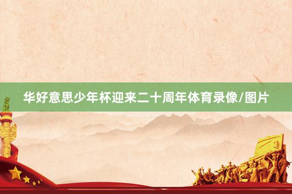 华好意思少年杯迎来二十周年体育录像/图片