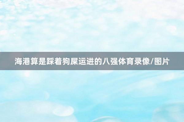 海港算是踩着狗屎运进的八强体育录像/图片